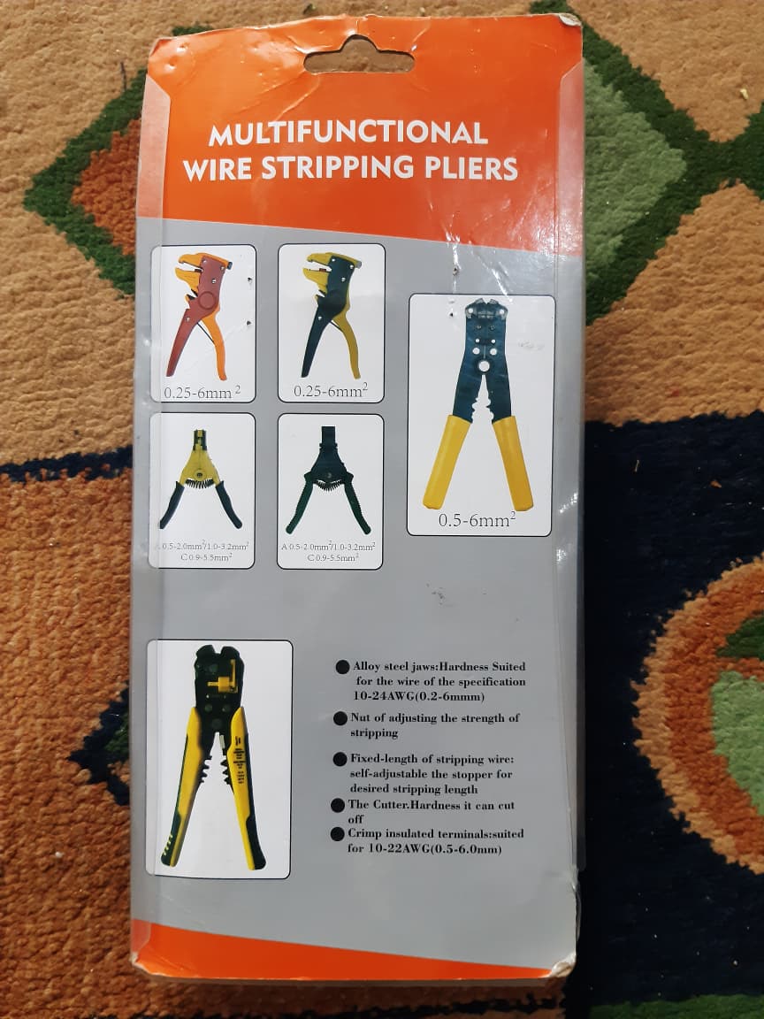Heavy-Duty 9-in-1 Multi-Function Wire Stripper Pliers
