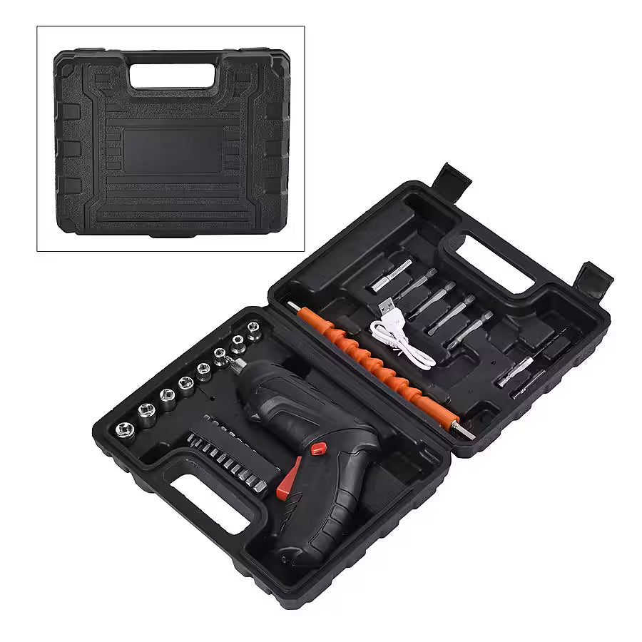 47-Piece Cordless Rechargeable Electric Screwdriver Kit (USB-C)