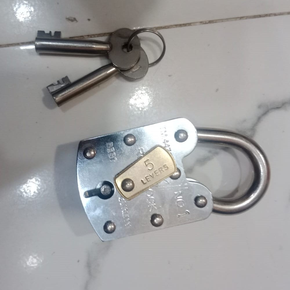 ARH 50mm Solid Iron Heavy-Duty Security Padlock (5-Lever Anti-Pick)