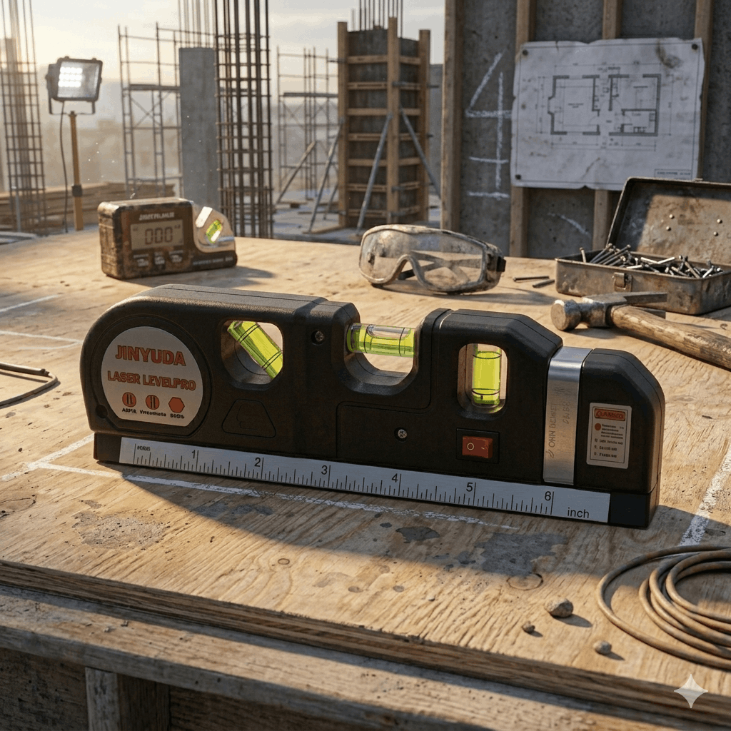 Multipurpose 4-in-1 Laser Level Spirit Tool