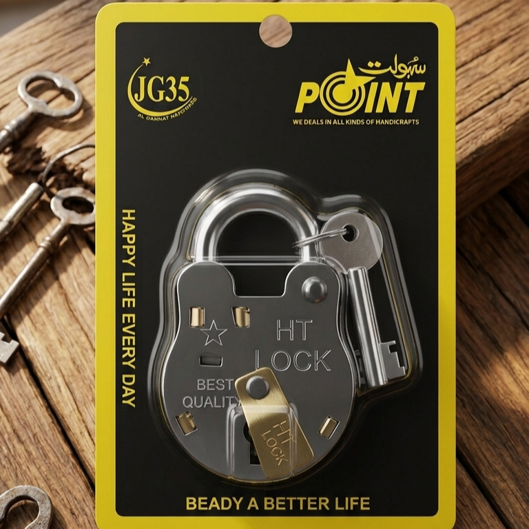 HT Lock JG-35 Hardened Steel Mechanical Security Lock