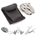 Stainless Steel Mini Pocket Multitool Plier & Knife Keychain Kit