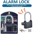 High-Security 110dB Siren Motion Alarm Padlock - ApexGear PK (Image 1)