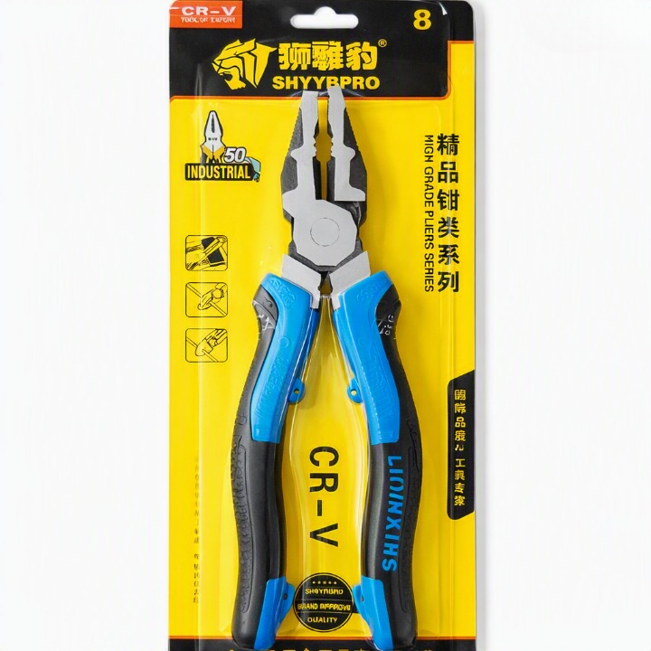 8-Inch CR-V Heavy Duty Multi-Purpose Combination Pliers - ApexGear PK (Image 2)