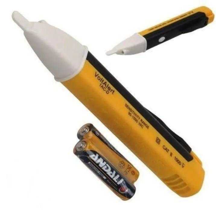 Non-Contact Digital Voltage Tester Pen (Dual Range LED & Buzzer)