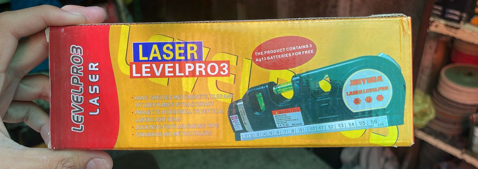 Multipurpose 4-in-1 Laser Level Spirit Tool