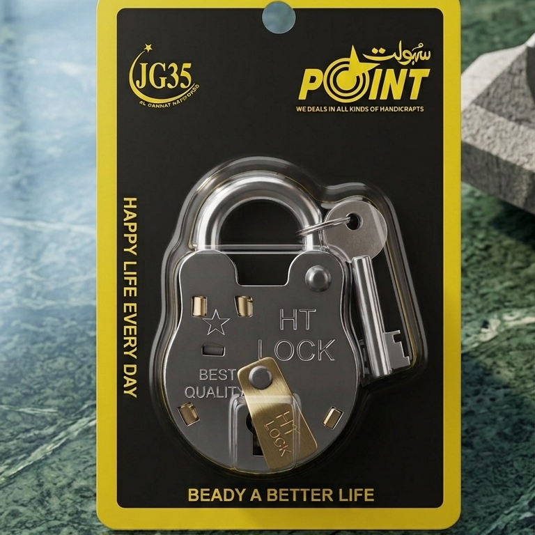 HT Lock JG-35 Hardened Steel Mechanical Security Lock