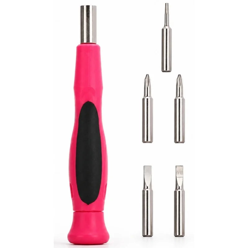5-in-1 Precision Pocket Screwdriver Set (Multi-Bit Repair Kit)