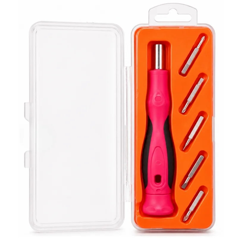 5-in-1 Precision Pocket Screwdriver Set (Multi-Bit Repair Kit)